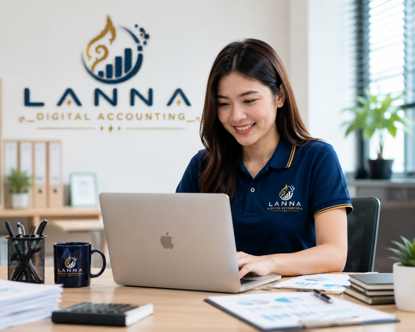 ทีมงาน LANNA Account ดูแลบัญชีด้วยระบบดิจิทัล